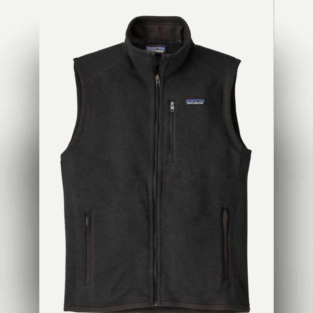 Patagonia Men's Better Sweater Black Fleece Vest